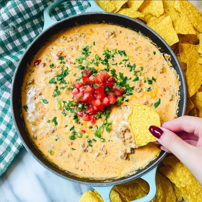 Rotel Dip with Ground Beef and Velveeta Recipe