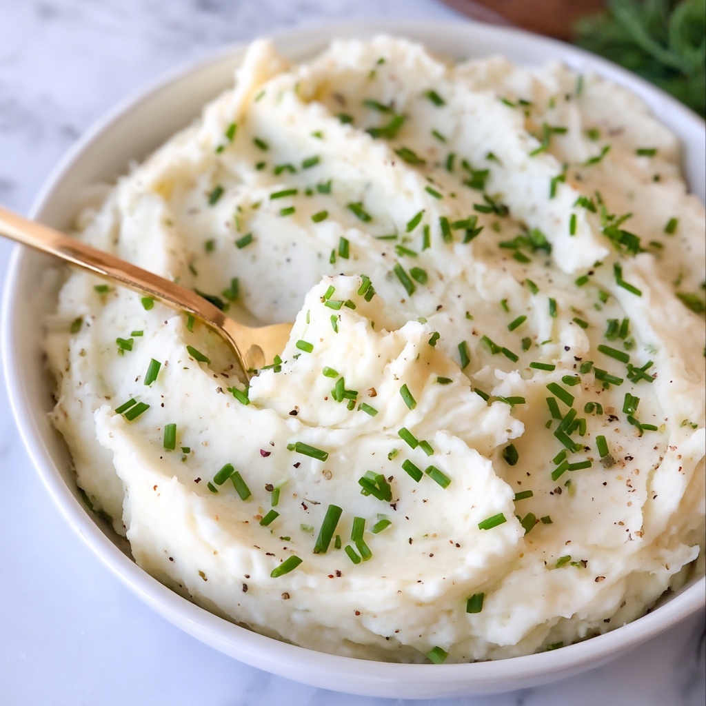 Creamy Boursin Mashed Potatoes Recipe - Recipe Image