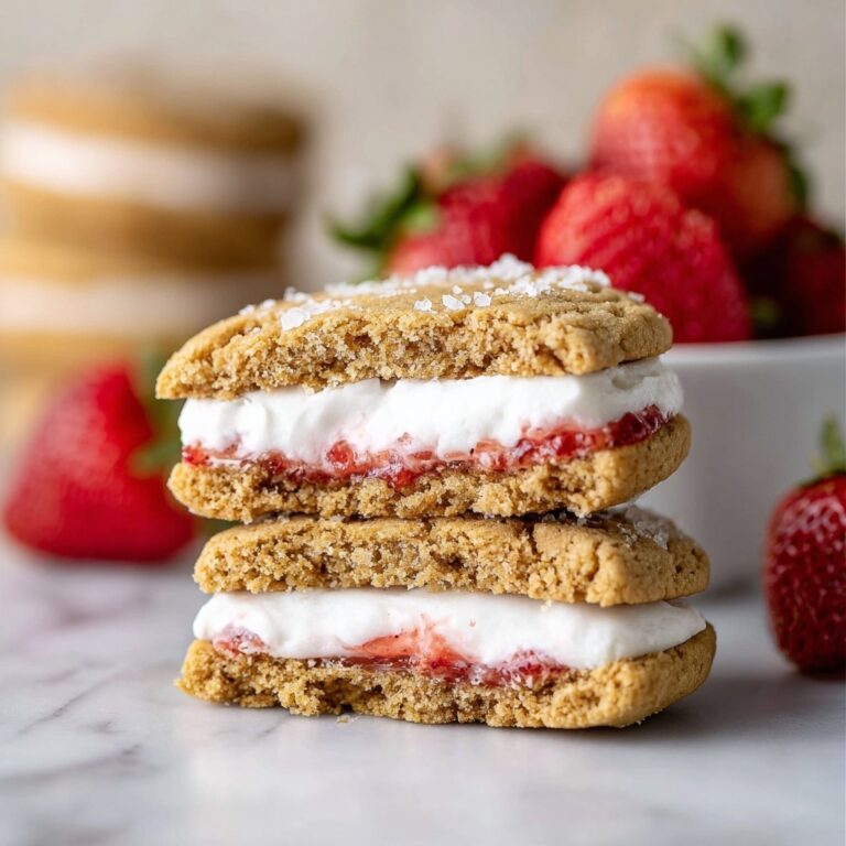 Cheesecake Cookies with Strawberry Jam and White Chocolate Recipe