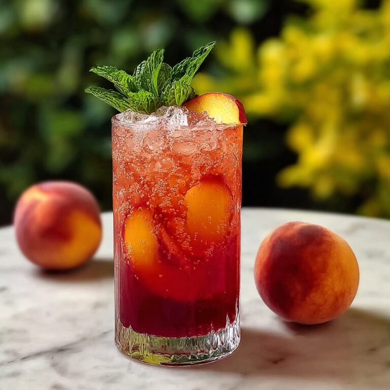 Peach Hibiscus Sunset Tea: Your Refreshing Summer Sip Recipe