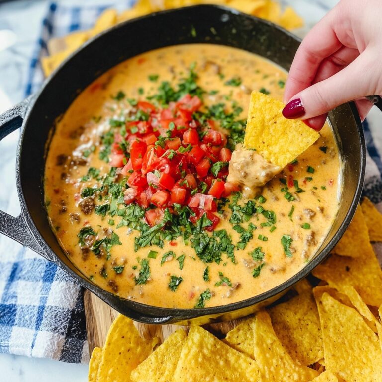 Rotel Dip with Ground Beef and Velveeta Recipe