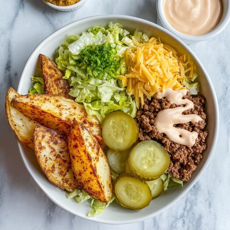 Burger Bowls with Crispy Potatoes, Juicy Ground Beef, and Creamy Burger Sauce Recipe