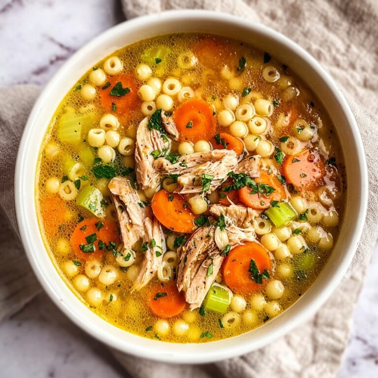 Leftover Turkey Soup with Couscous and Fresh Herbs Recipe