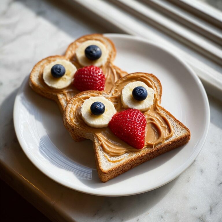Fruity Teddy Bear Toasts Recipe