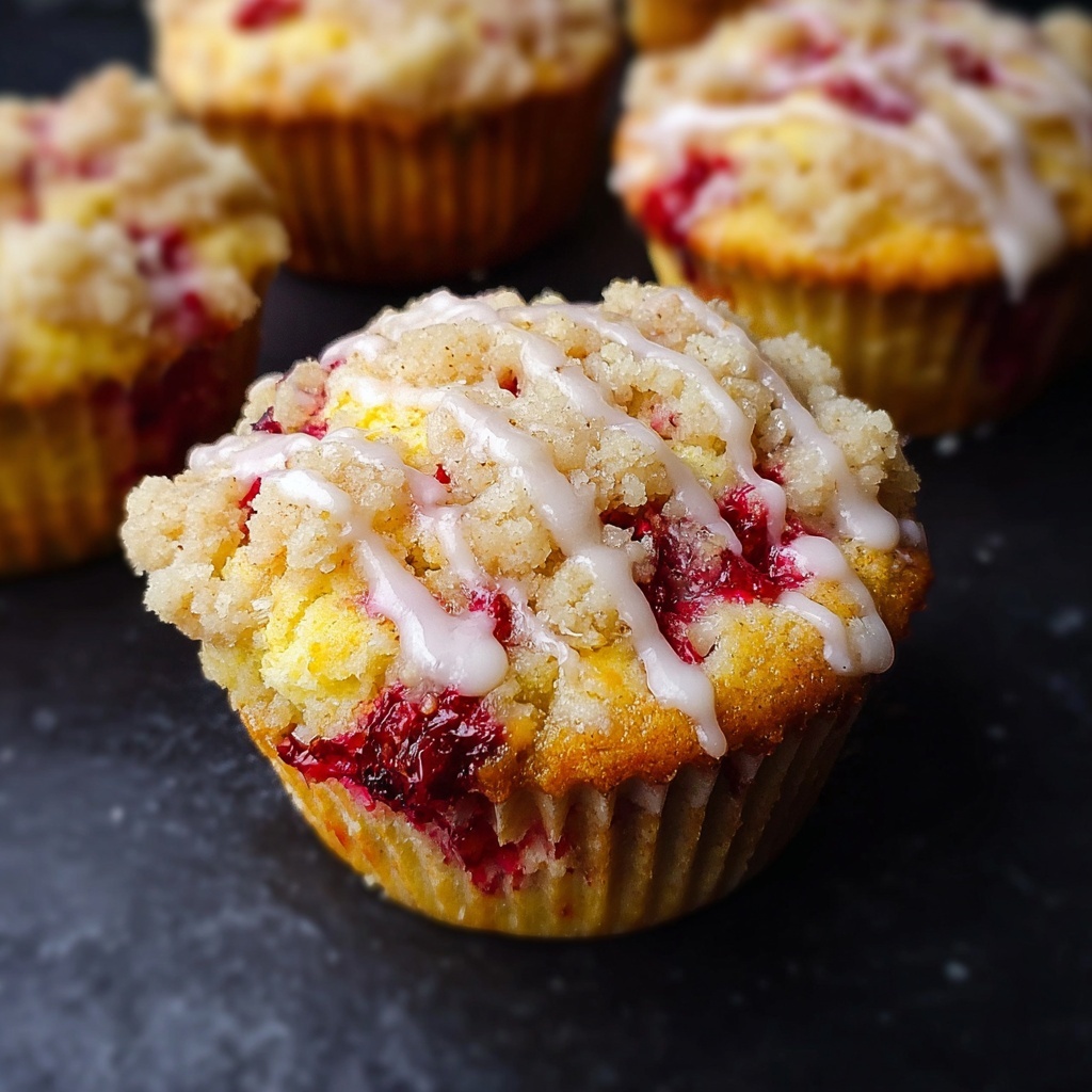 Raspberry Streusel Muffins Recipe - Recipe Image