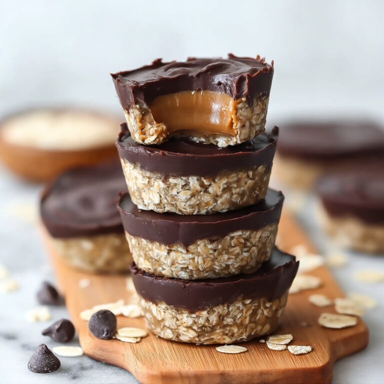 No Bake Peanut Butter Oat Cups Recipe