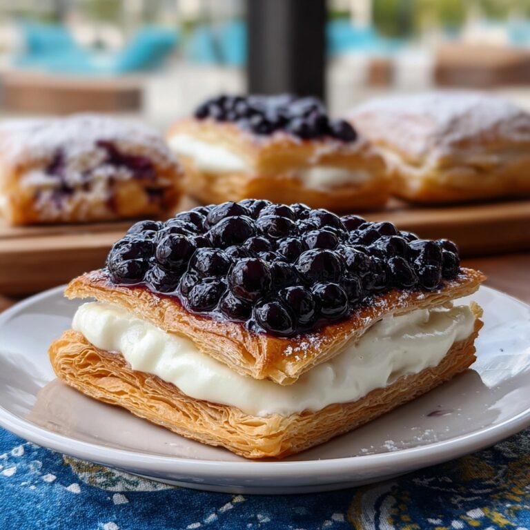 Decadent Blueberry Cream Cheese Danish Recipe