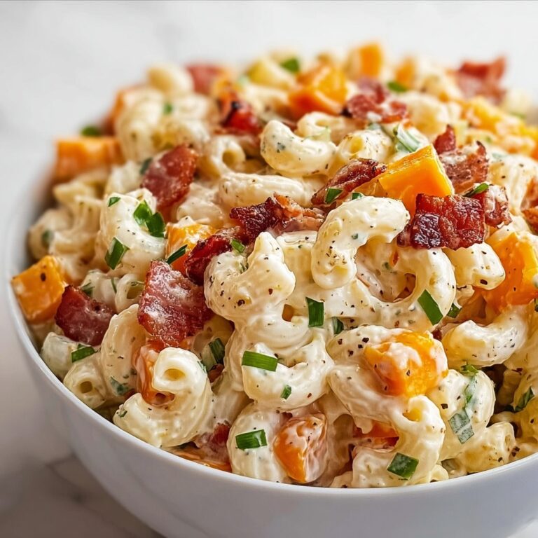 Bacon Cheddar Ranch Pasta Salad: A Creamy Crowd-Pleaser Recipe