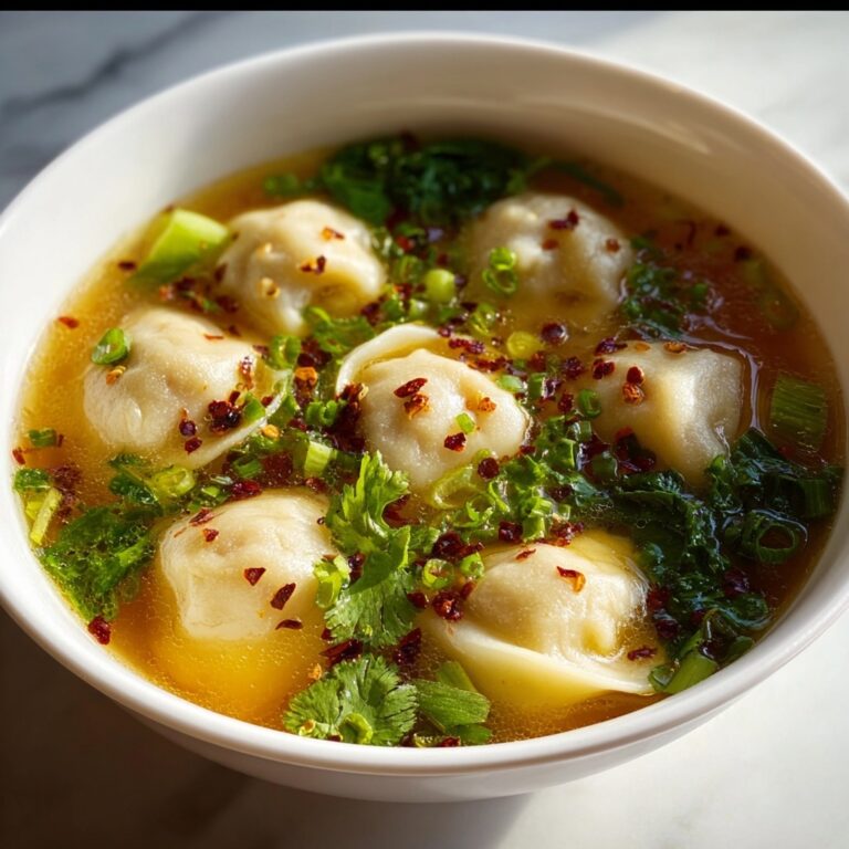 Easy Beef Gyoza Soup Recipe