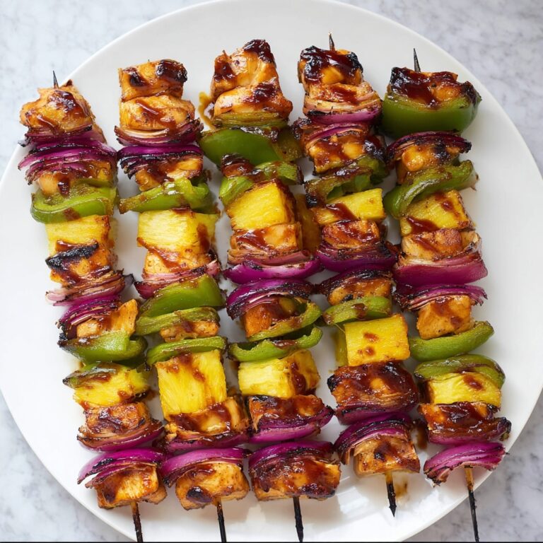 Hawaiian Chicken Kebabs Recipe