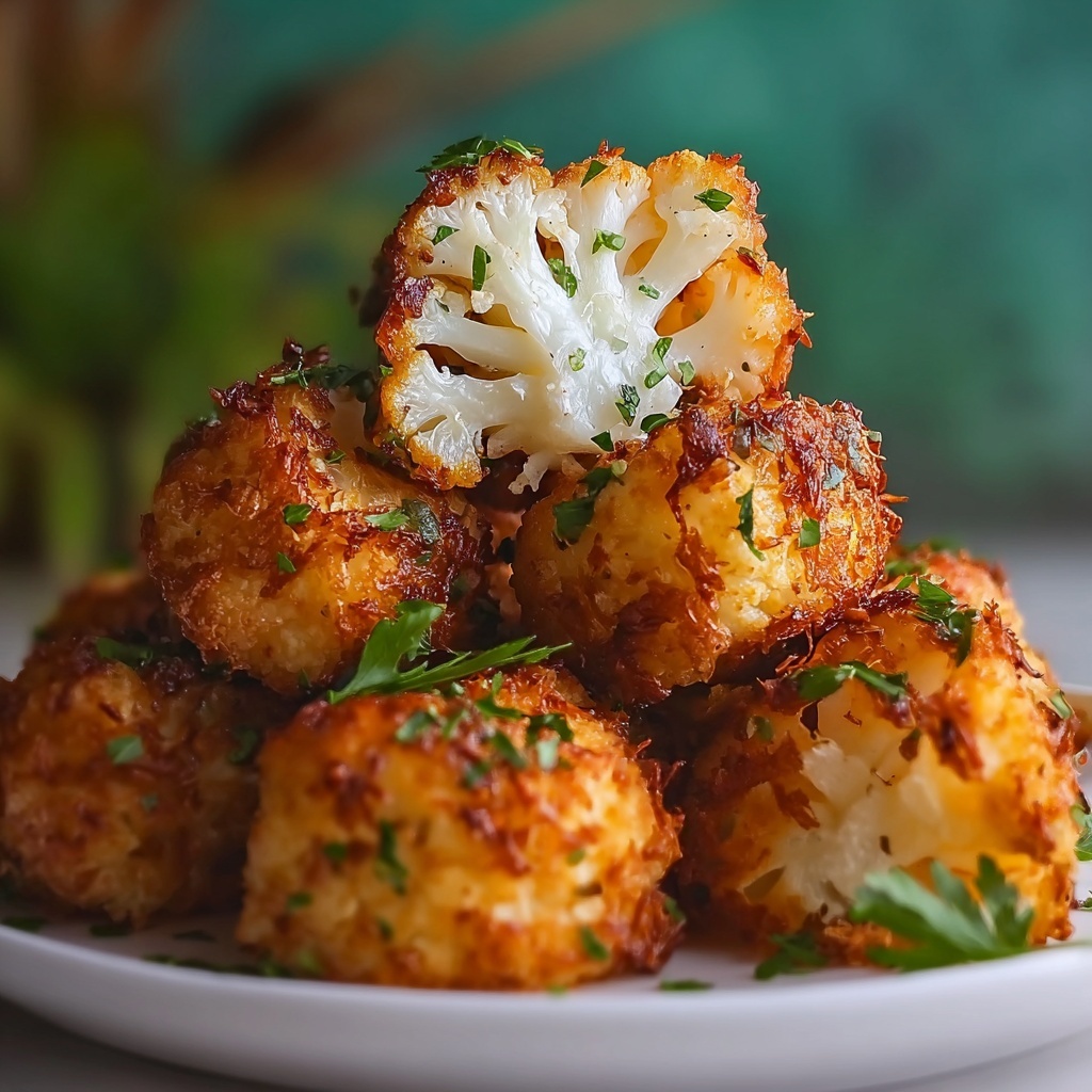 Roasted Garlic Cauliflower Tots Recipe - Recipe Image