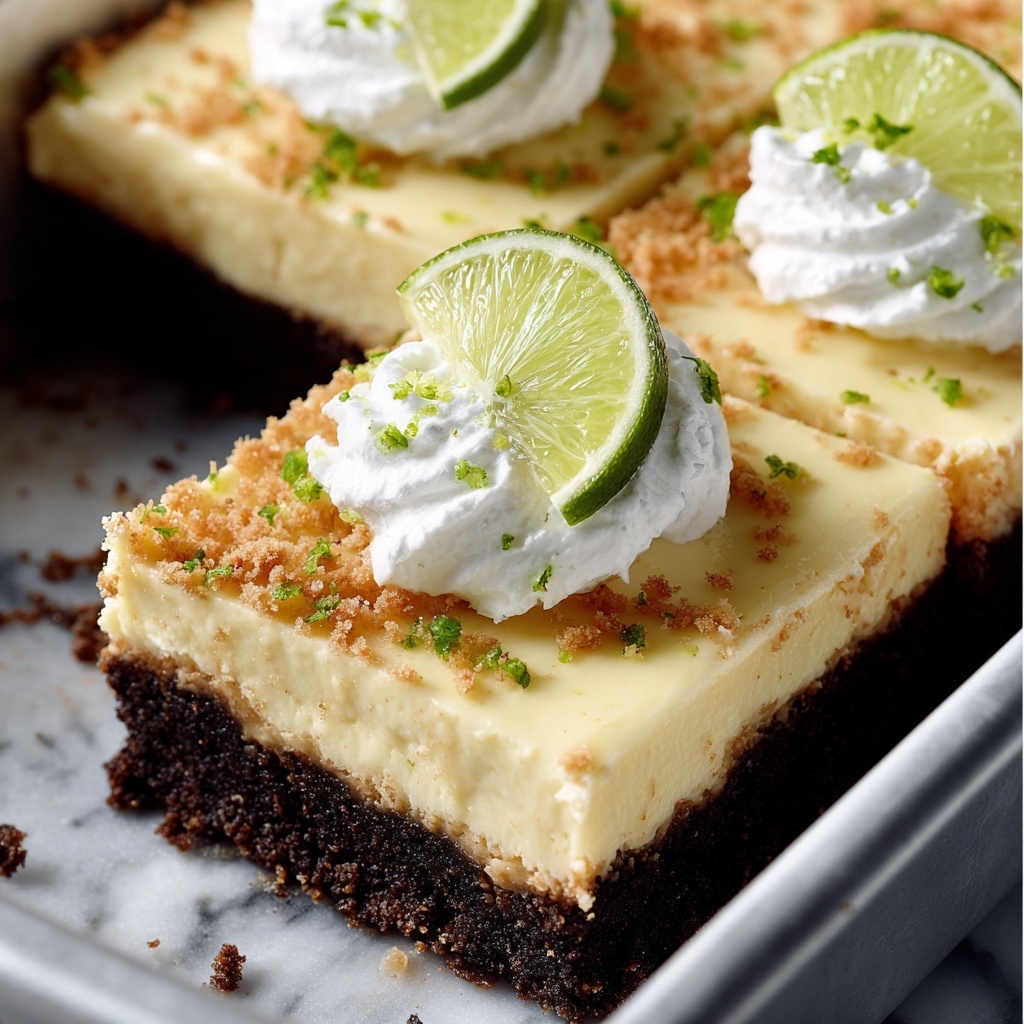 Key Lime Pie Bars Recipe - Recipe Image