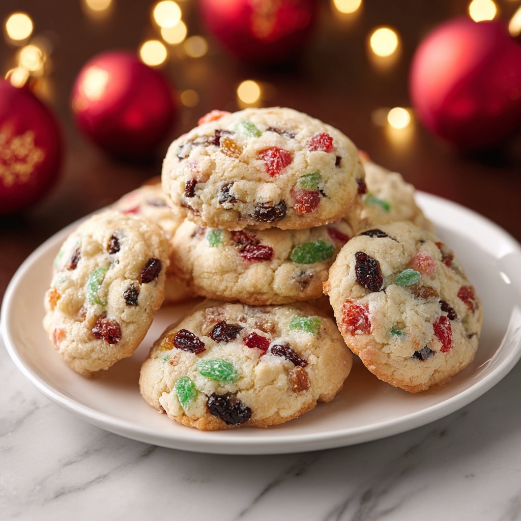 Best Ever Fruitcake Cookies Recipe - Recipe Image