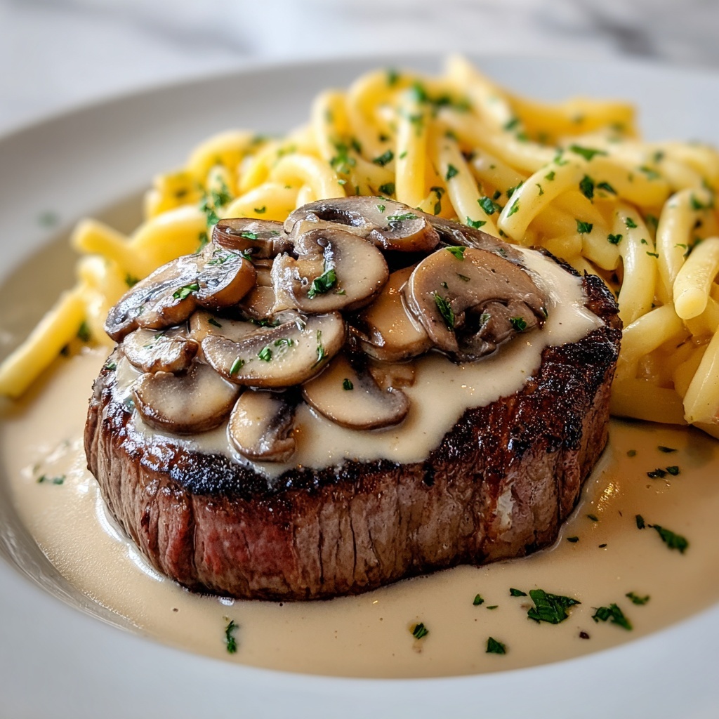 Creamy Mushroom Sauce Recipe for Steak Lovers Recipe - Recipe Image