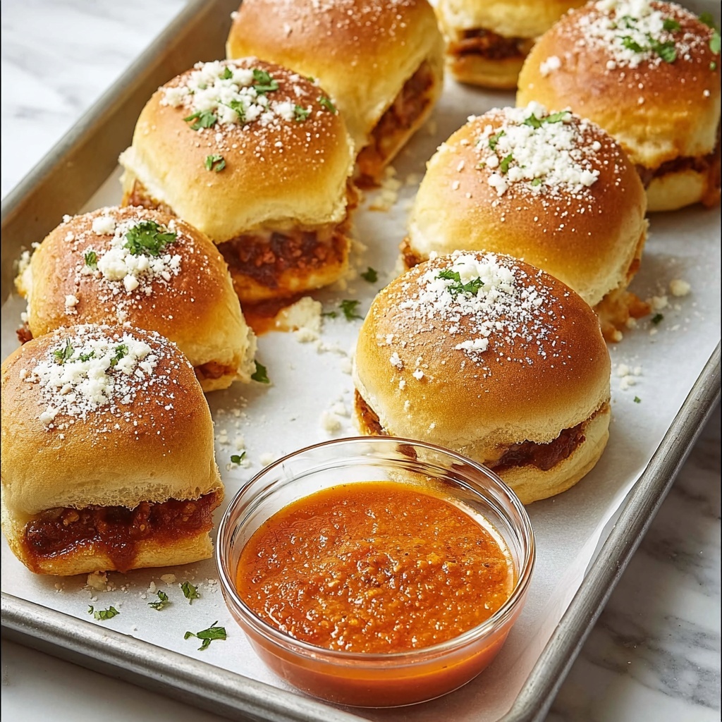 Chicken Parmesan Sliders Recipe - Recipe Image