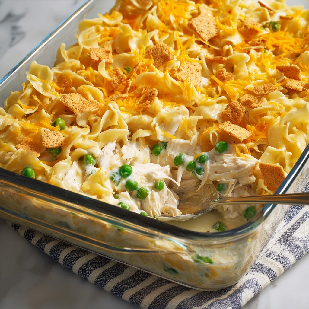 Easy Chicken Noodle Casserole Recipe - Recipe Image