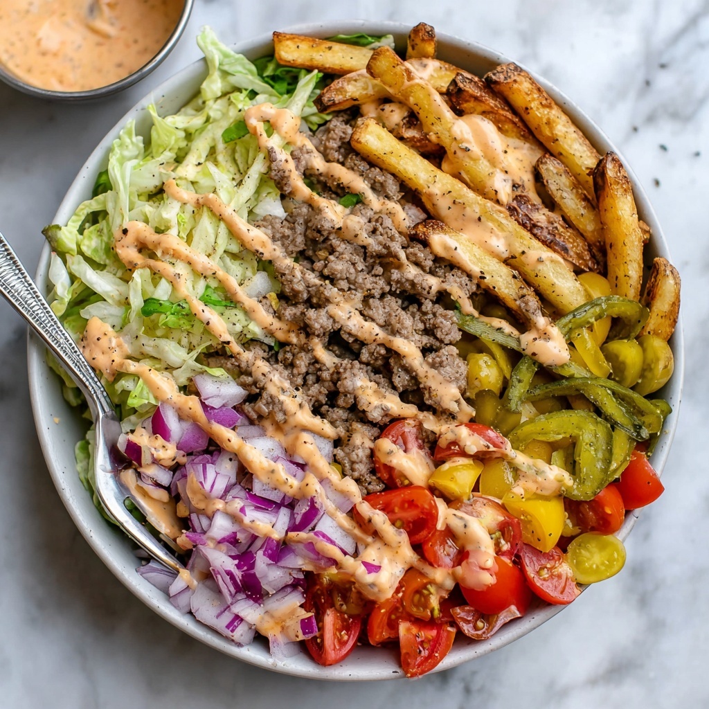 Smash Burger Bowls Recipe - Recipe Image