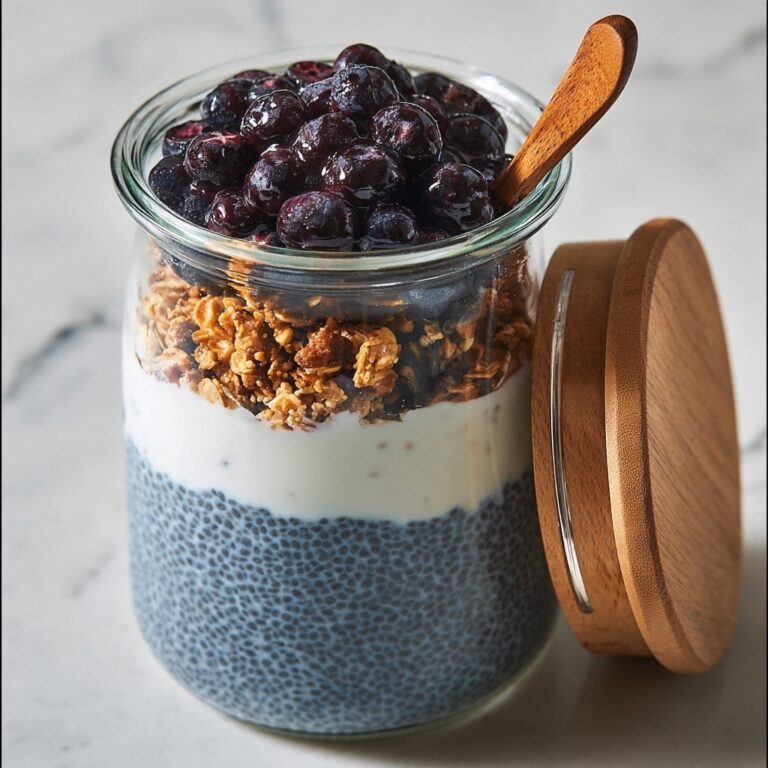 Butterfly Pea Chia Pudding Parfait Recipe