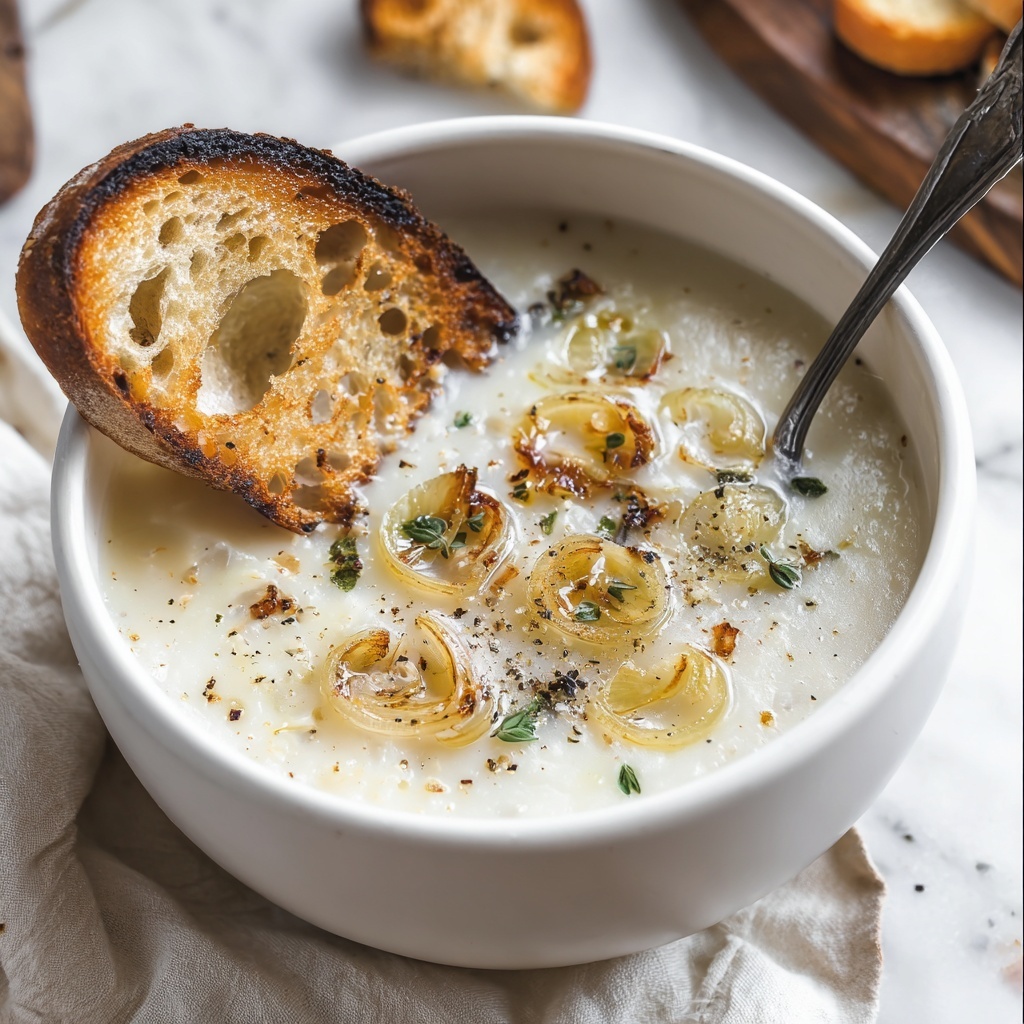 Country French Garlic Soup Recipe - Recipe Image