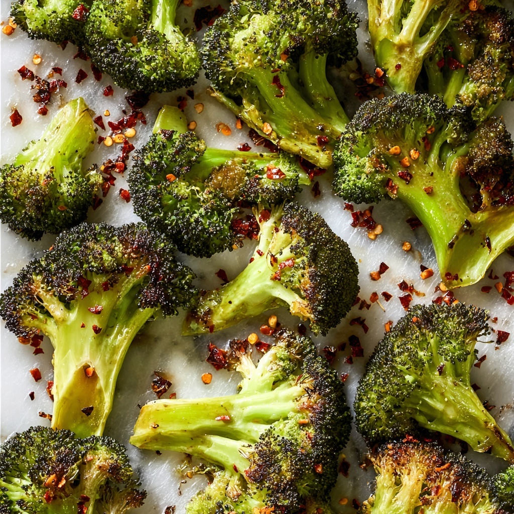 Smashed Chilli Garlic Broccoli Recipe - Recipe Image