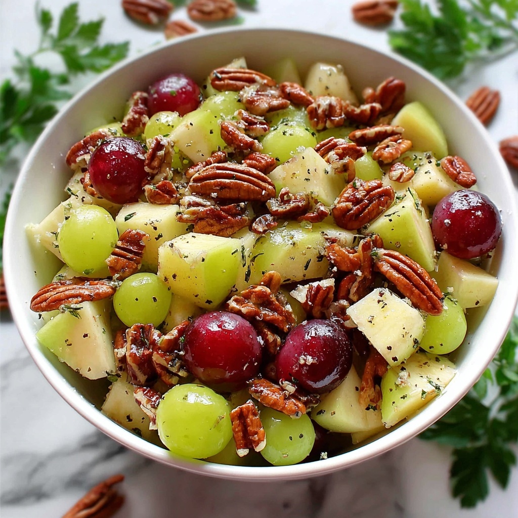 Honeycrisp Apple Salad with Pecans, Grapes, and Cranberries Recipe - Recipe Image