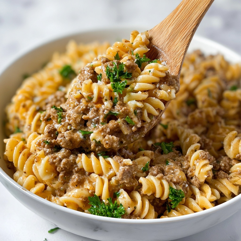 Quick & Easy Cheeseburger Casserole Recipe - Recipe Image