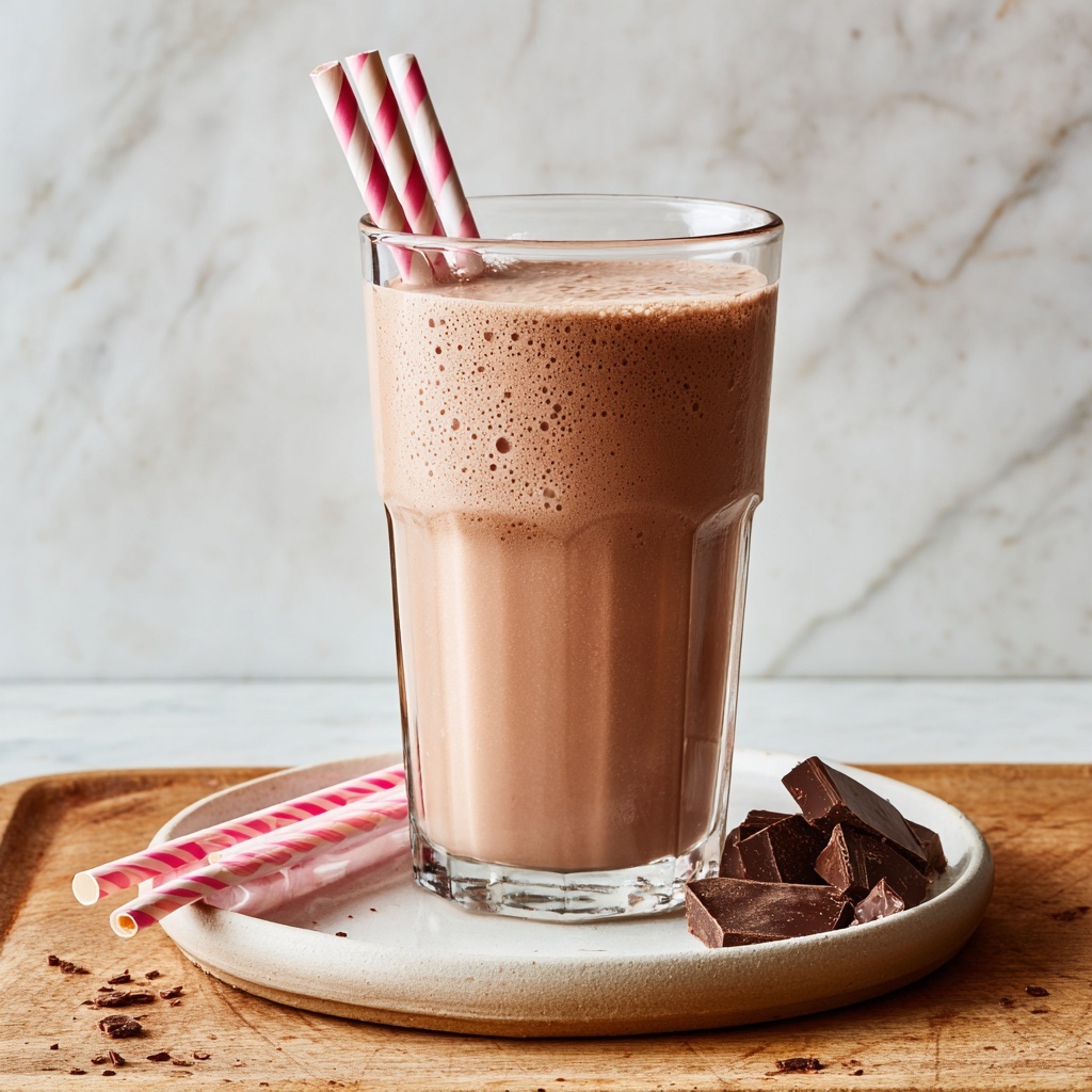 Homemade Chocolate Milk Recipe - Recipe Image