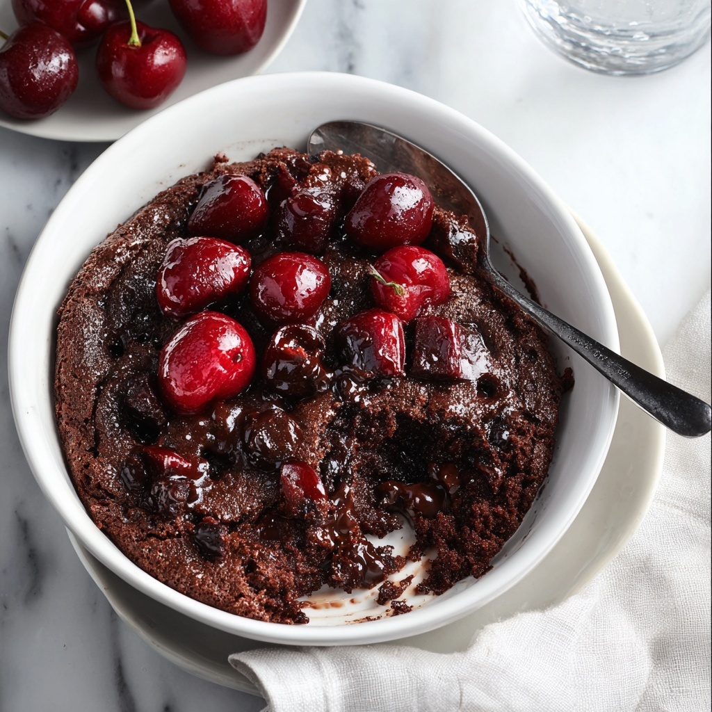 Chocolate Cherry Dump Cake Recipe - Recipe Image