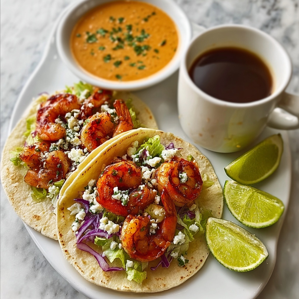 Mouthwatering Shrimp Tacos - Recipe Image