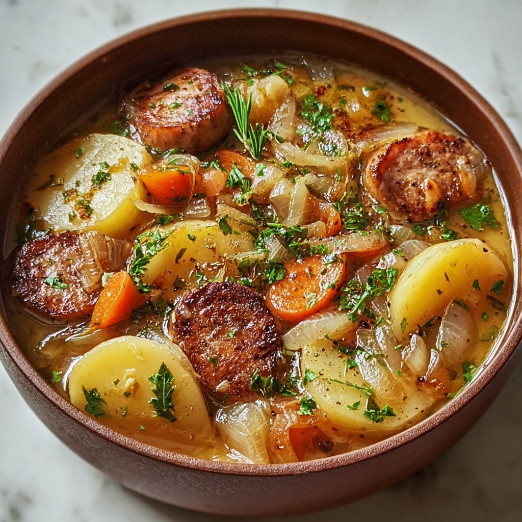 Irresistible Dublin Coddle Hearty Comforting Irish Dish Recipe - Recipe Image