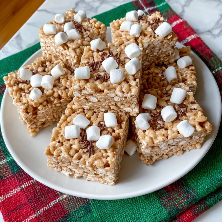 Hot Chocolate Rice Krispie Treats Recipe