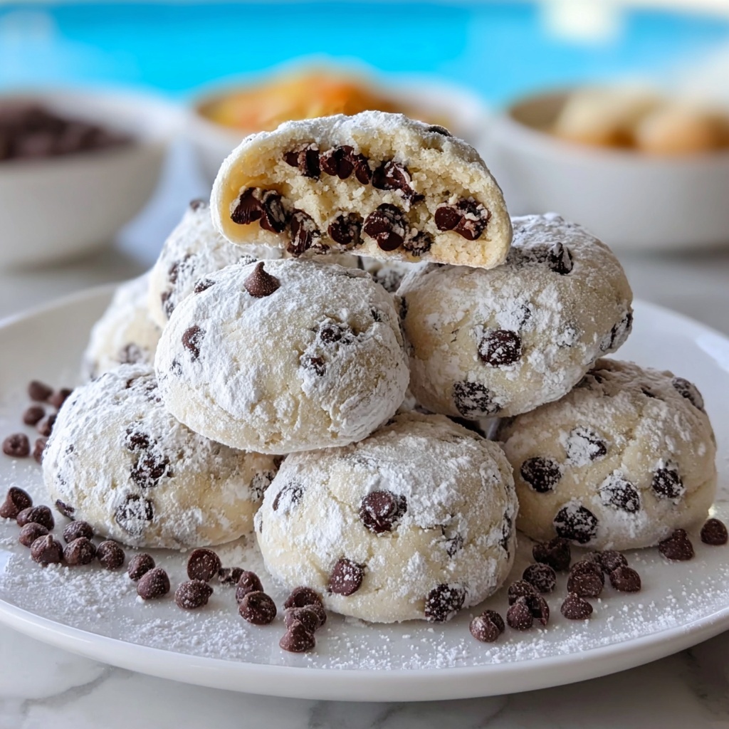 Chocolate Chip Snowball Cookies Recipe - Recipe Image