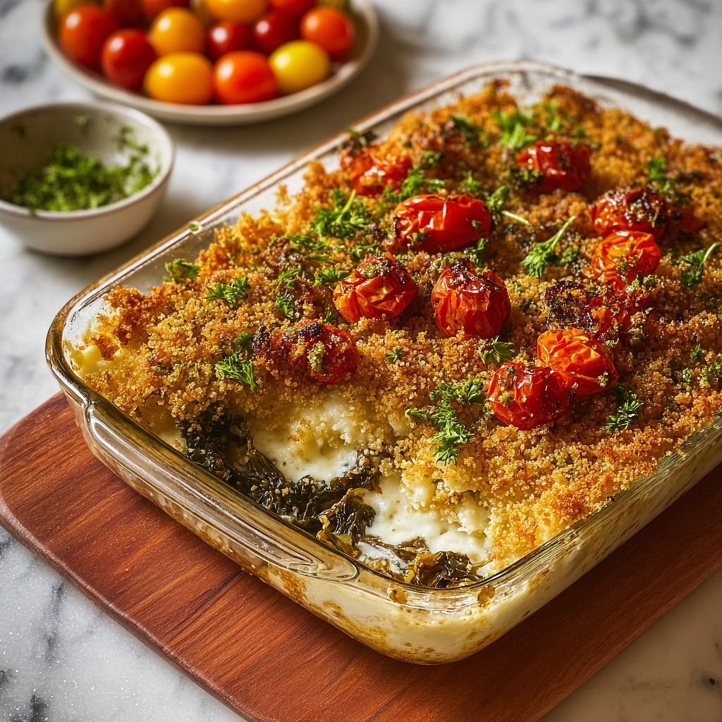 White Bean and Pesto Bake Recipe - Recipe Image