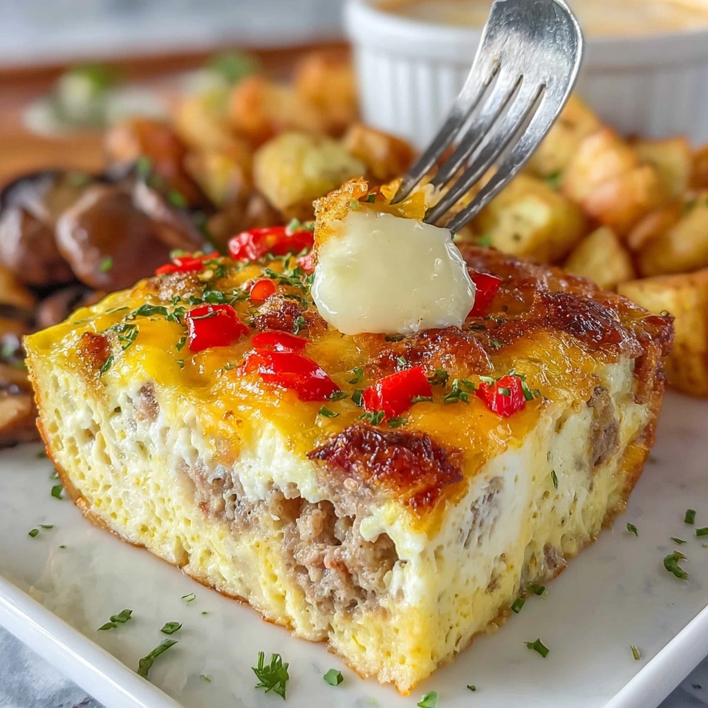 Sausage Breakfast Casserole Recipe - Recipe Image
