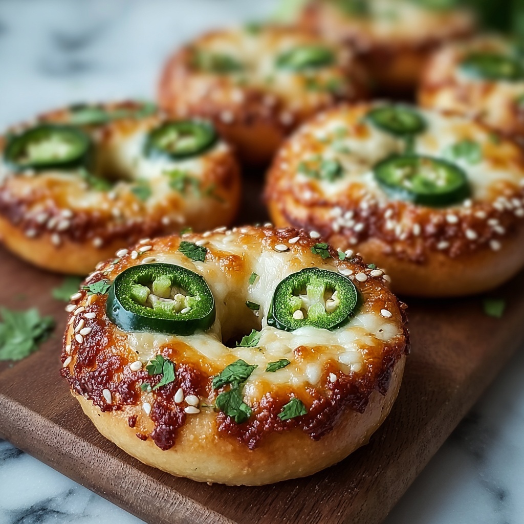 Jalapeño Popper Bagels: Spicy, Cheesy Goodness for Everyone Recipe - Recipe Image