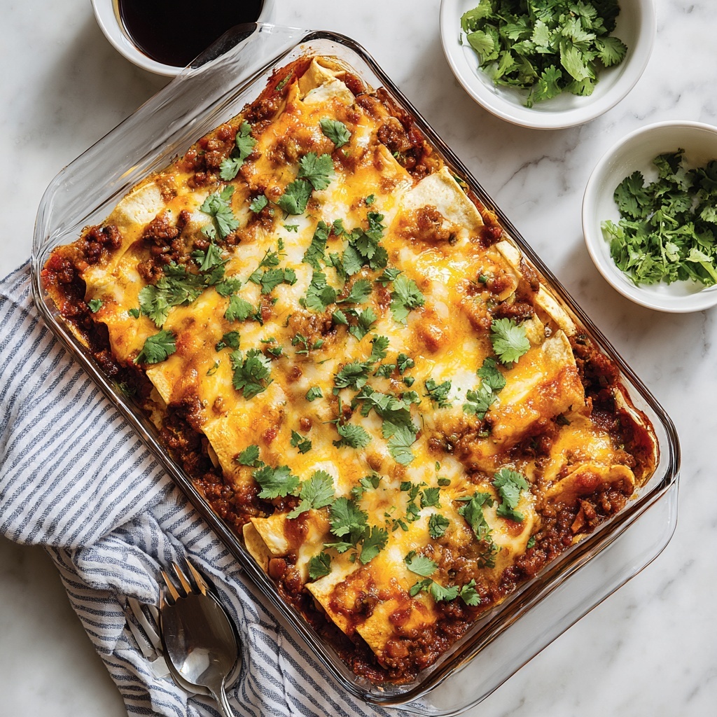 Beef Enchilada Casserole Recipe - Recipe Image
