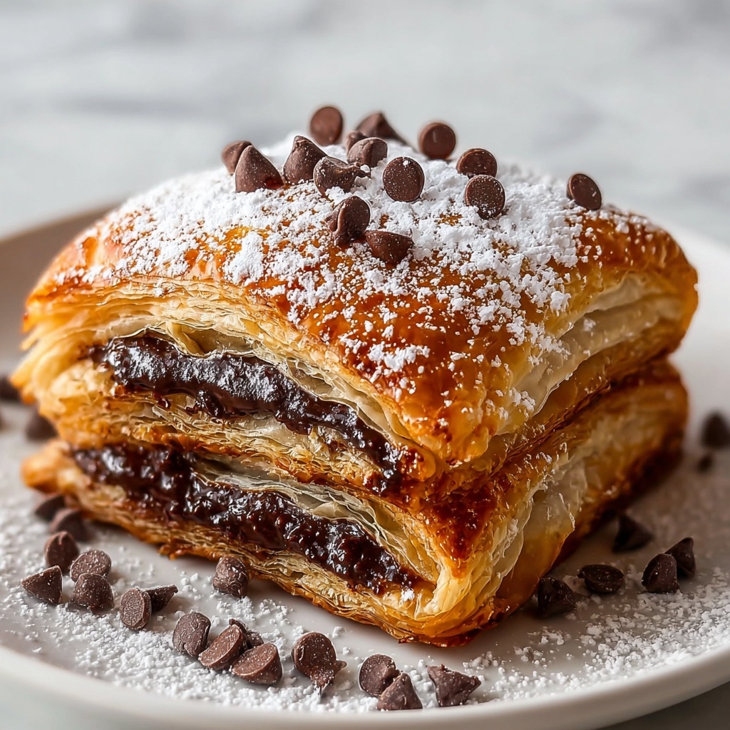 Croissant Breakfast Bake with Chocolate Chips Recipe - Recipe Image