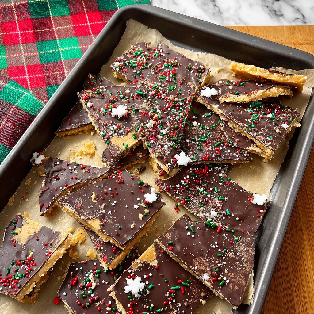 Christmas Crack (Cracker Toffee) Recipe - Recipe Image