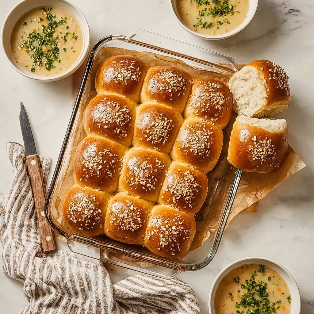 Oatmeal Molasses Dinner Rolls Recipe - Recipe Image