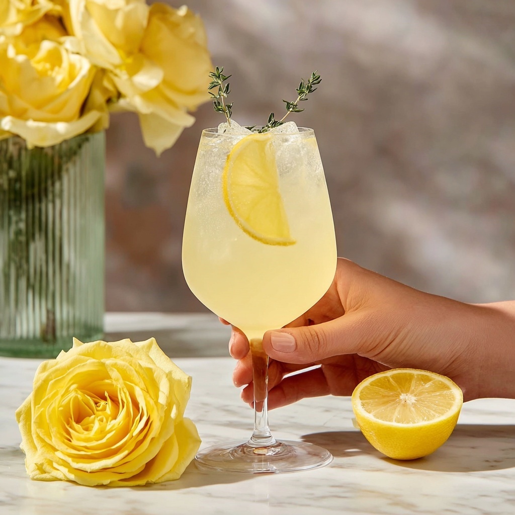 Alcoholic Limoncello Spritz Recipe - Recipe Image