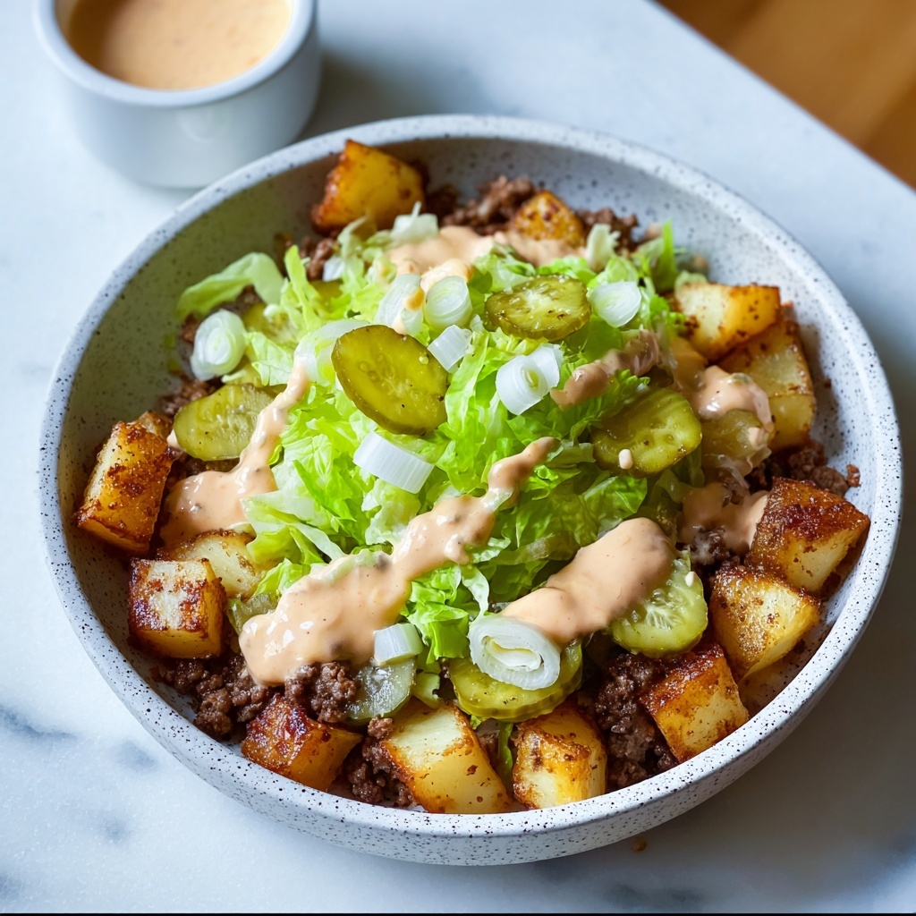 Loaded Potato Big Mac Bowl Recipe - Recipe Image