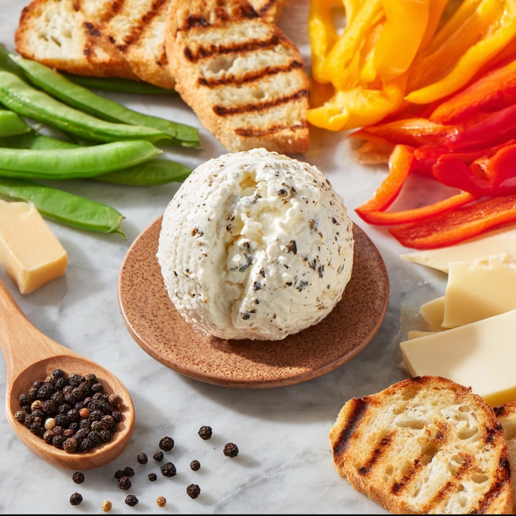 Parmesan Peppercorn Cheese Ball Recipe - Recipe Image