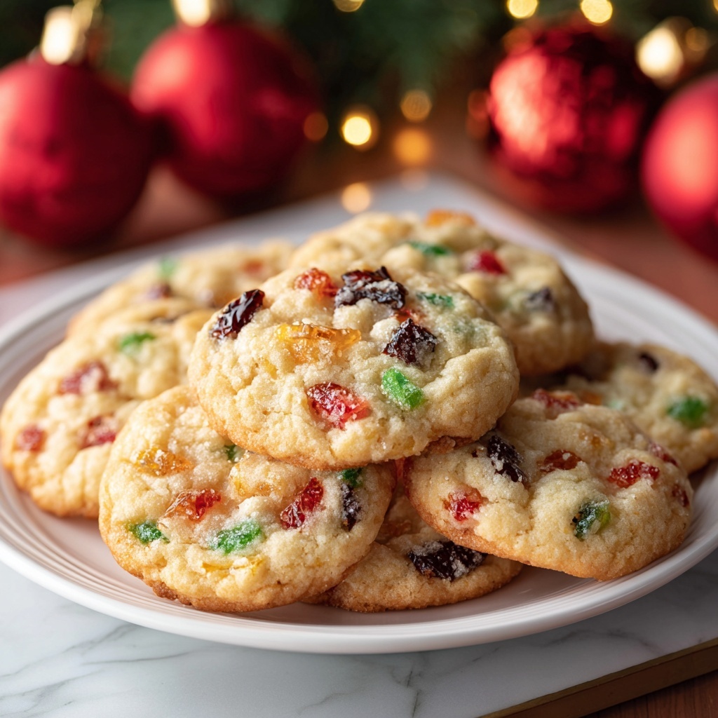 Best Ever Fruitcake Cookies Recipe - Recipe Image