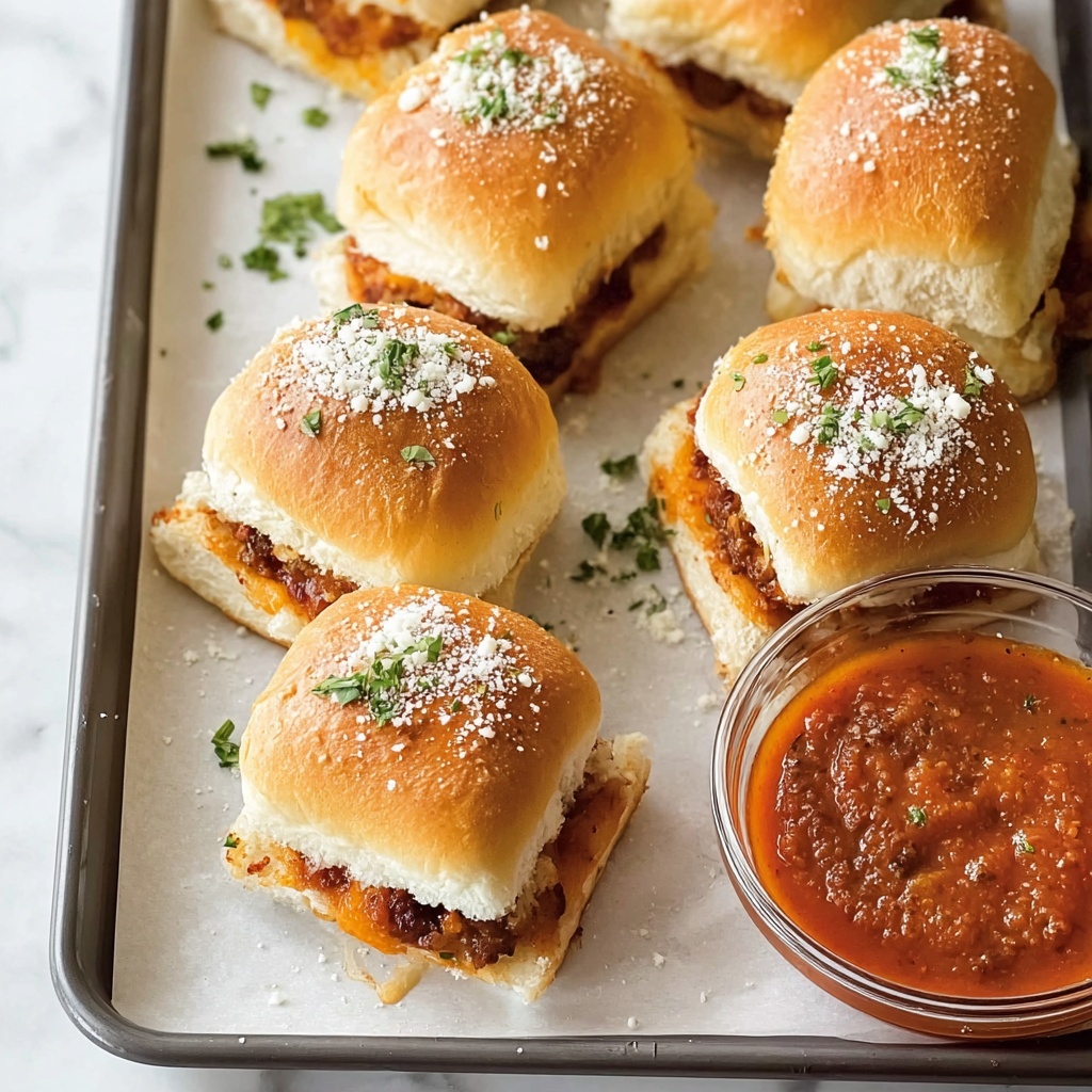 Chicken Parmesan Sliders Recipe - Recipe Image