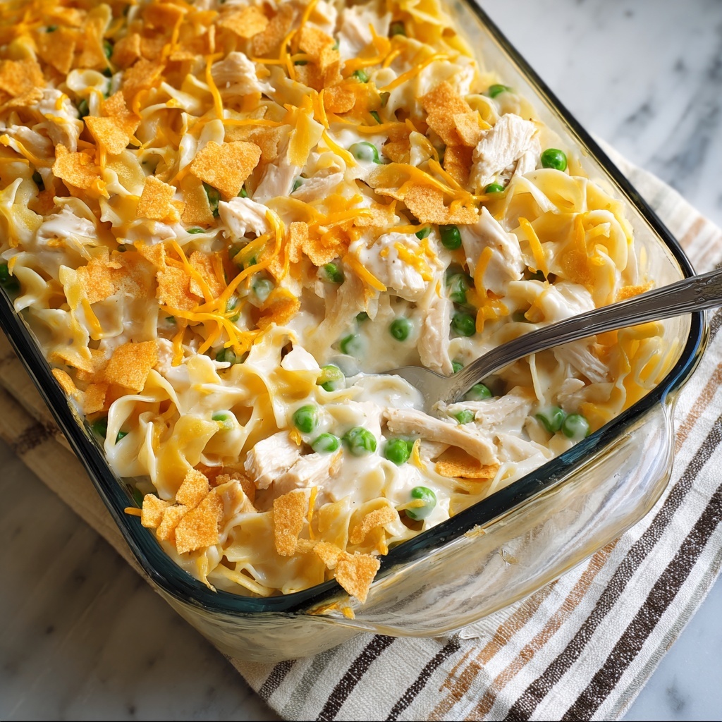 Easy Chicken Noodle Casserole Recipe - Recipe Image