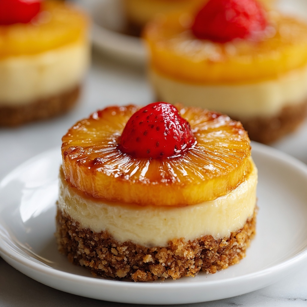 Mini Pineapple Upside-Down Cheesecakes Recipe - Recipe Image
