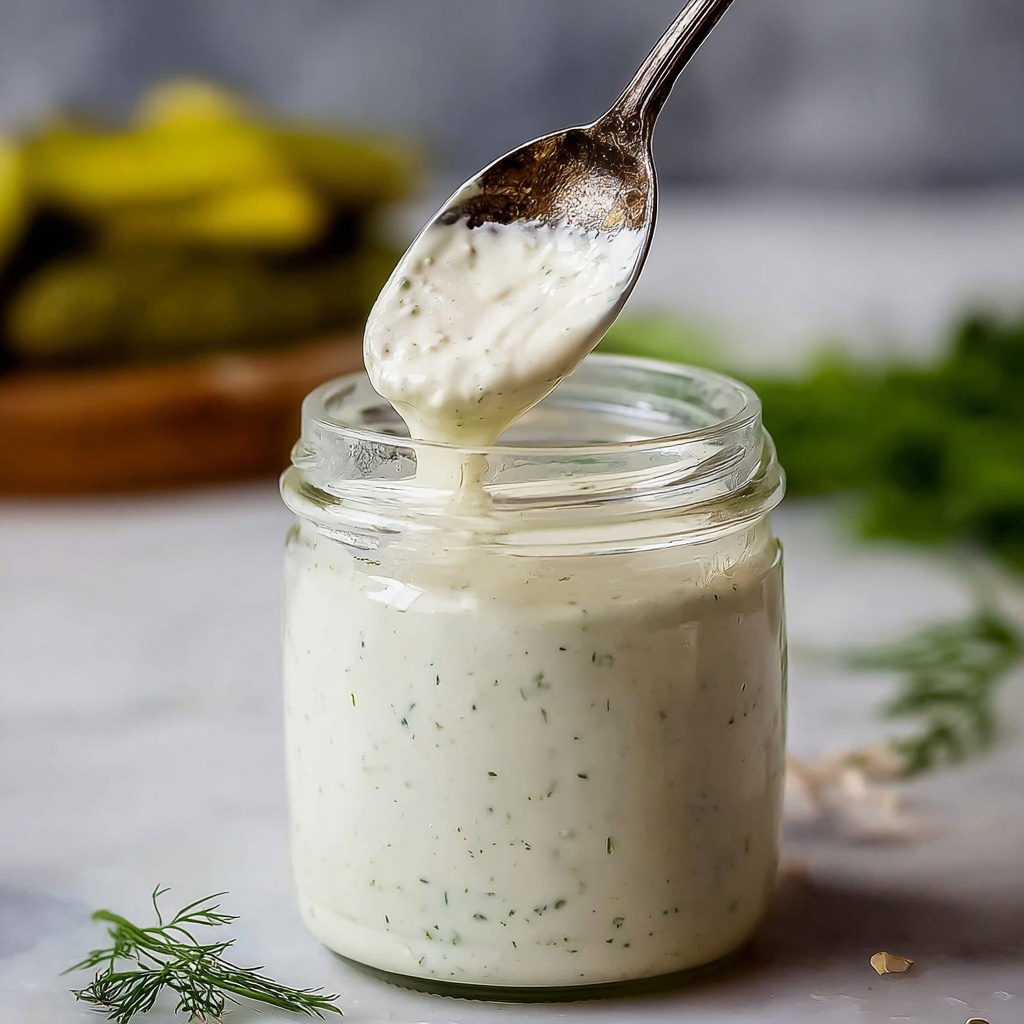 Dill Pickle Ranch Dressing Recipe - Recipe Image