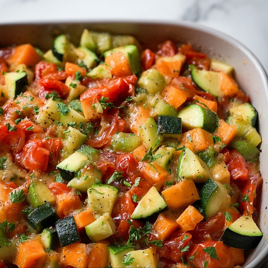 Vegetable Ratatouille: A Colorful and Healthy Mediterranean Dish Recipe - Recipe Image