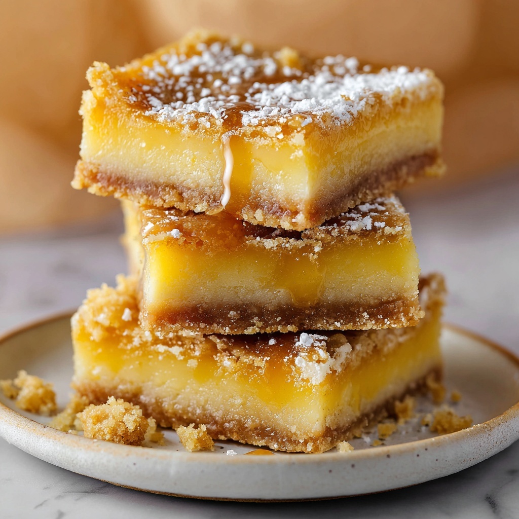 Salted Caramel Gooey Butter Bars Recipe - Recipe Image
