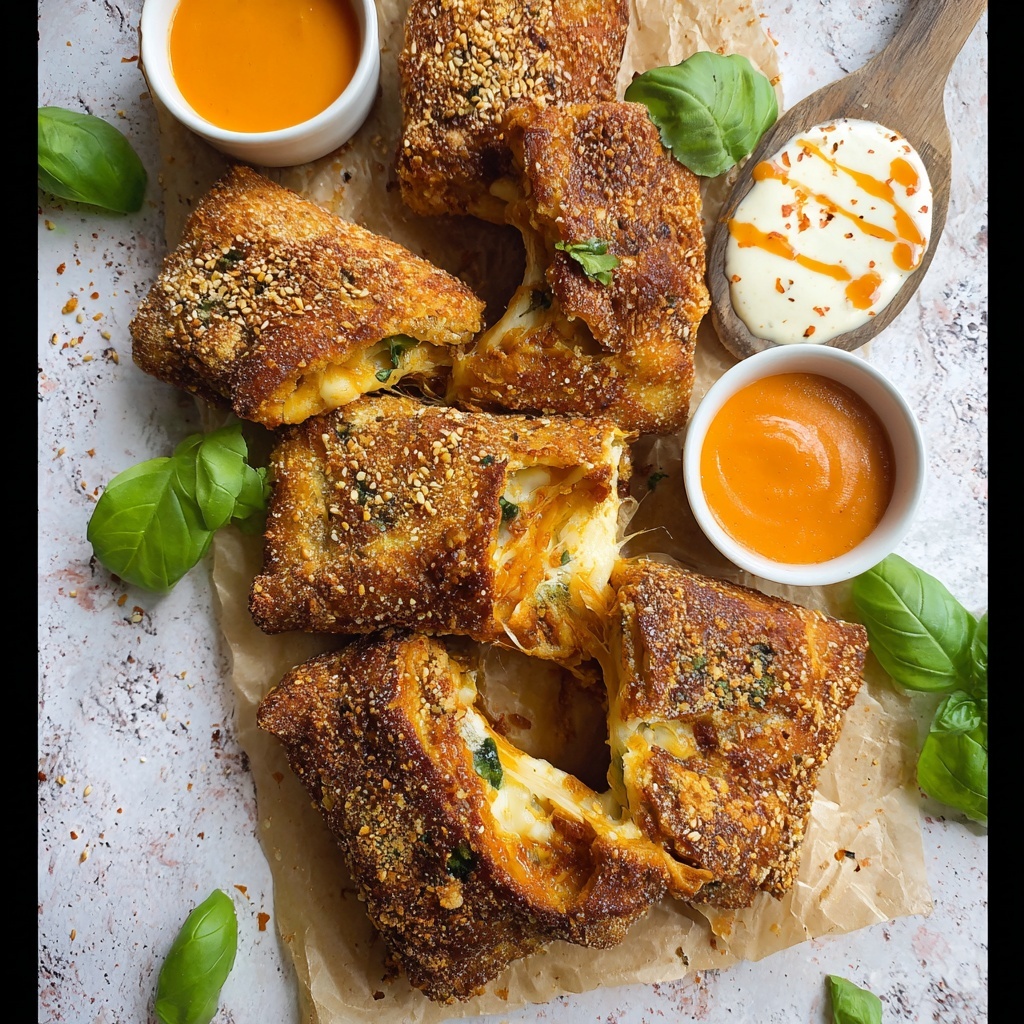 Cheesy Buffalo Chicken Strombolis Recipe - Recipe Image
